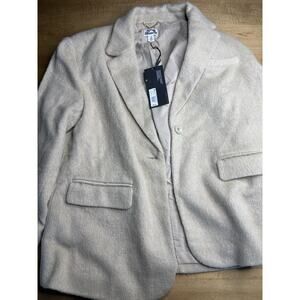 Future Collective Size Medium Cream Blazer Women’s